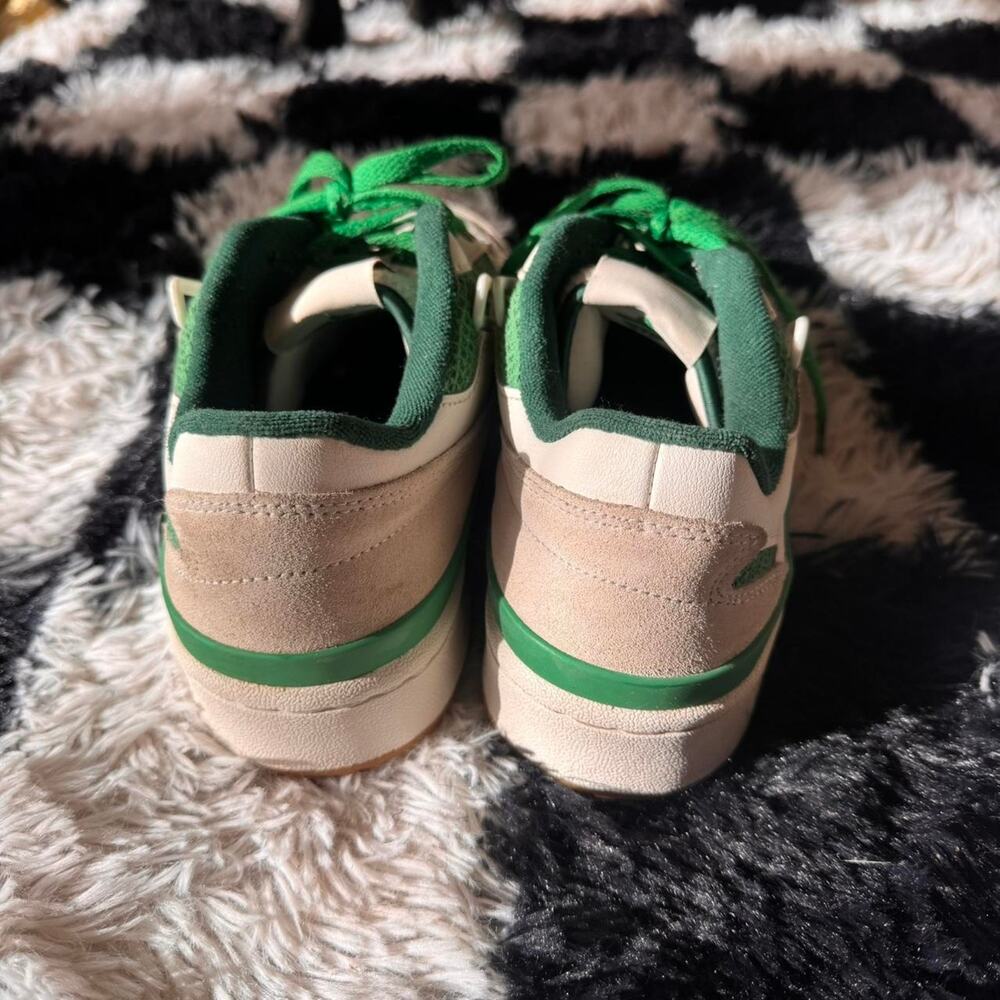 adidas Forum Low Basketball Summer Camp White Green Cream Suede Men’s 7 - Picture 4 of 7
